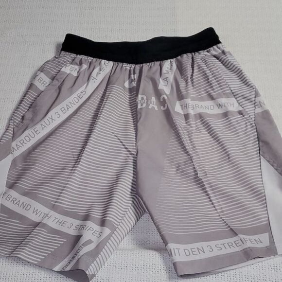 Adidas Rare Graphic Aeroready Basketball Zippered Pockets Athletic Sz S Shorts - Picture 7 of 12